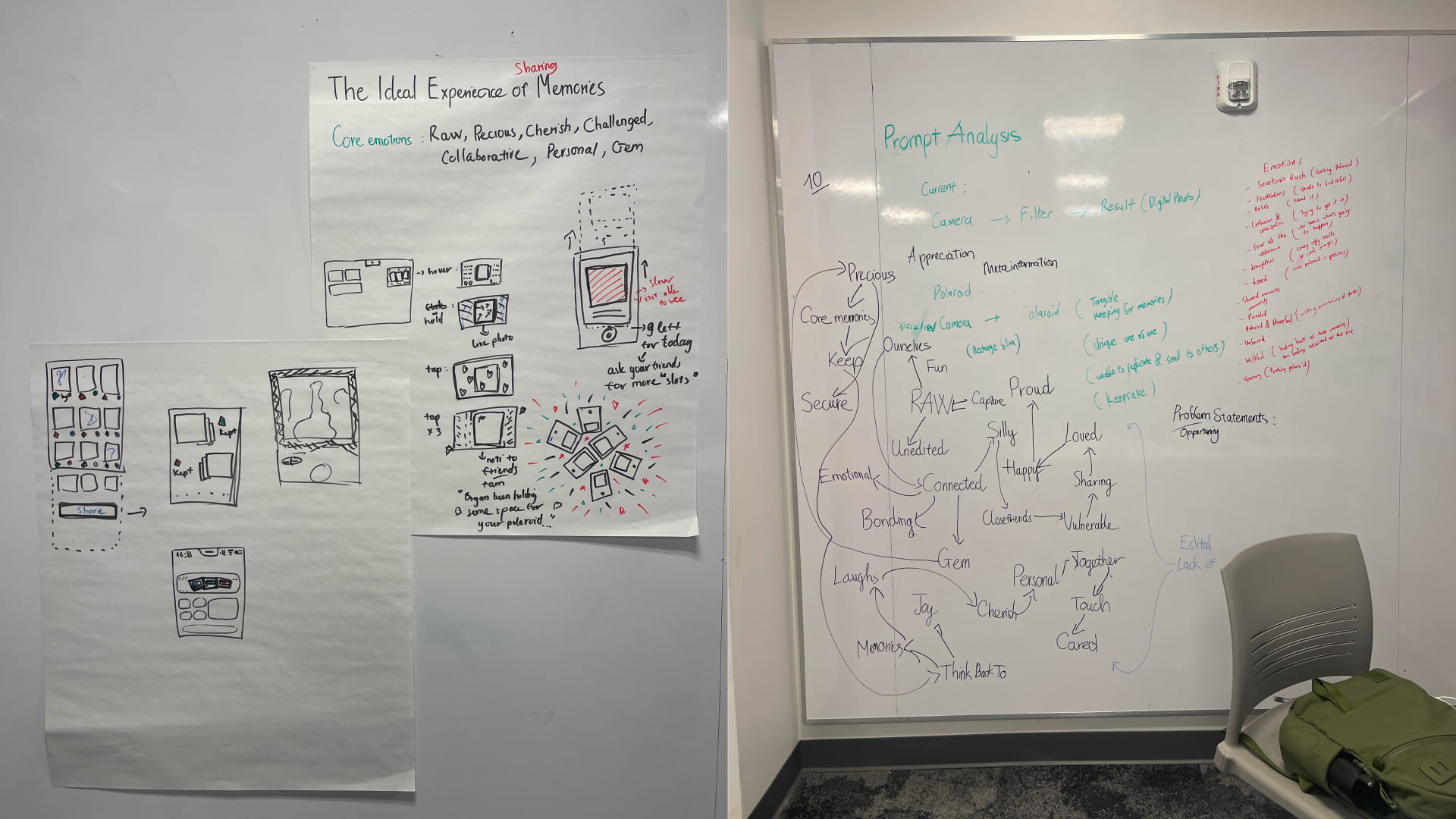 Team collaborating during early ideation