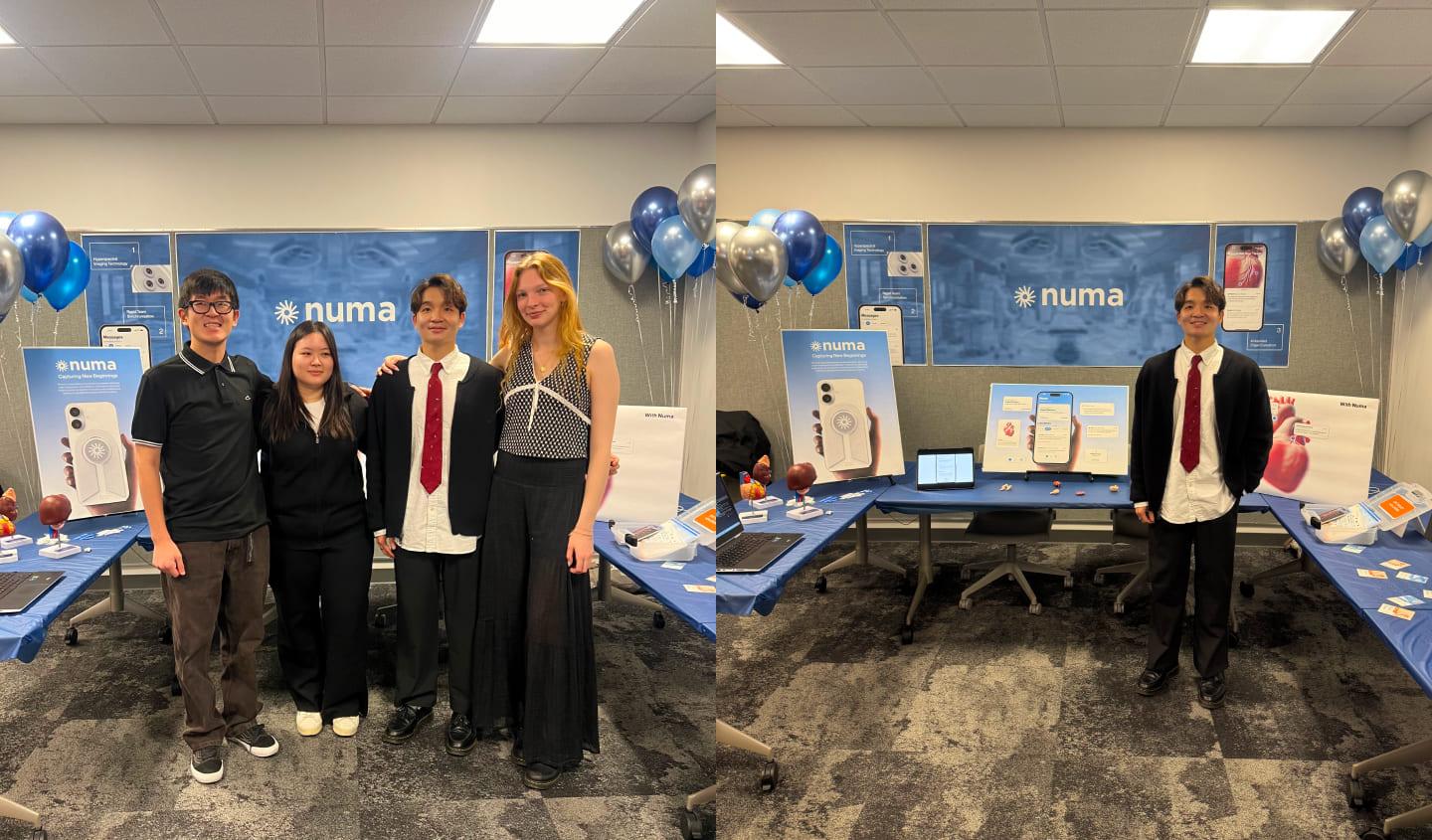 Team Numa setup for Demo Day