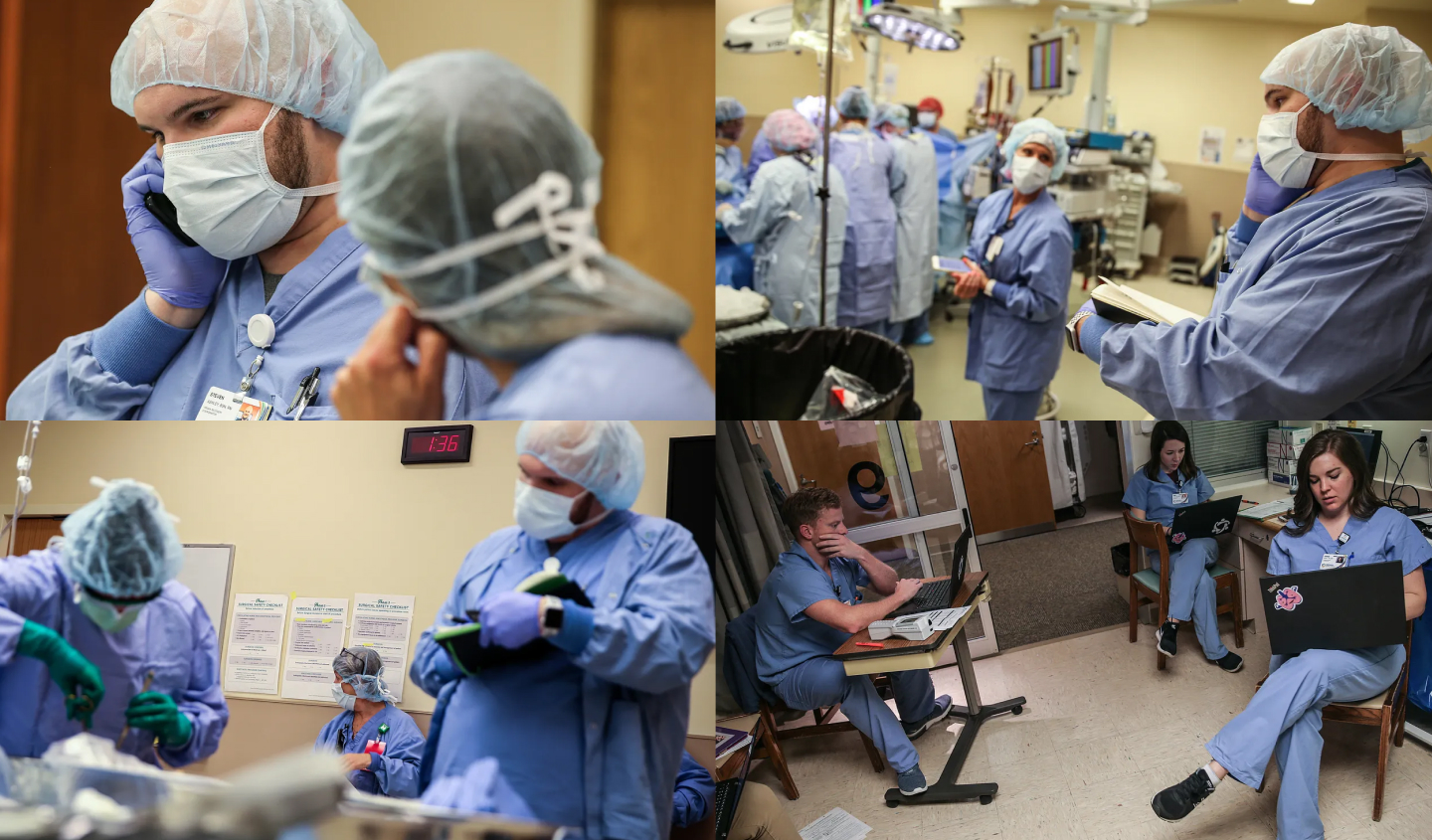 Images of OPOs & Surgeon facing difficulties